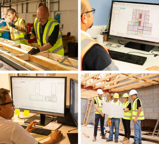 Designing team - ETS office - Roof Trusses and joists