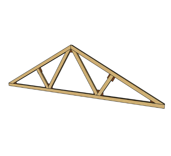 Fink Trusses - Diagram