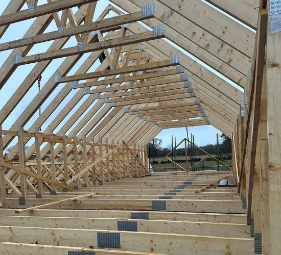 Roof Trusses home