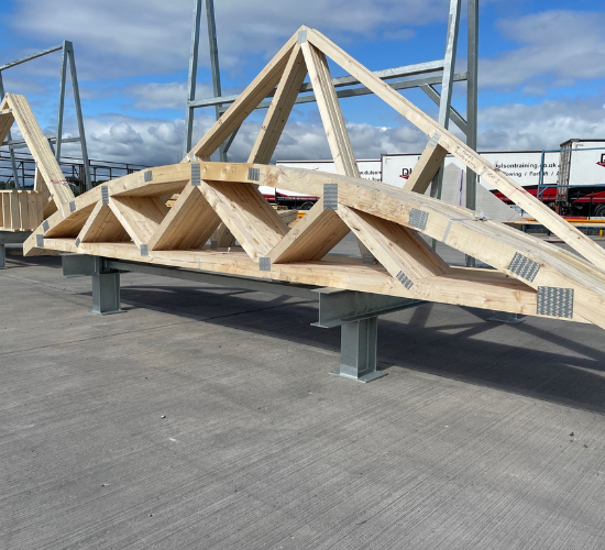 Roof Trusses in bundle